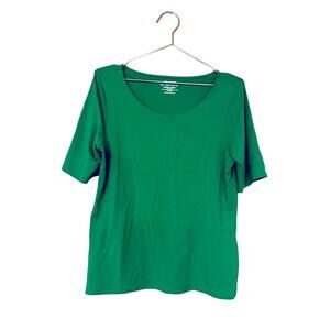 𝅺chicos ultimate tee green size 1 medium Kelly green